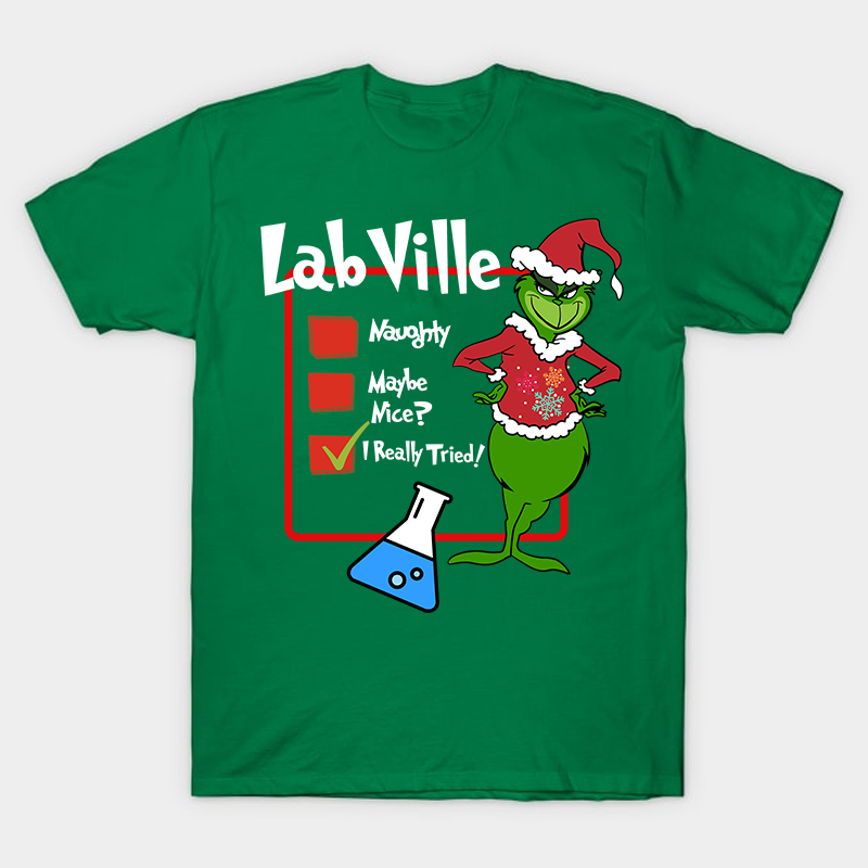 Labville I Really Tried Nurse T-Shirt