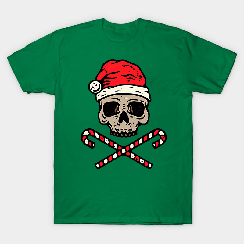 Christmas Skull Nurse T-Shirt