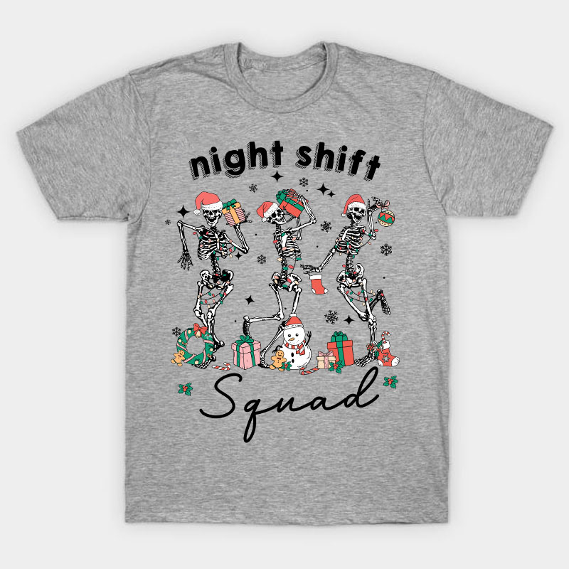Night Shift Squad Nurse T-Shirt