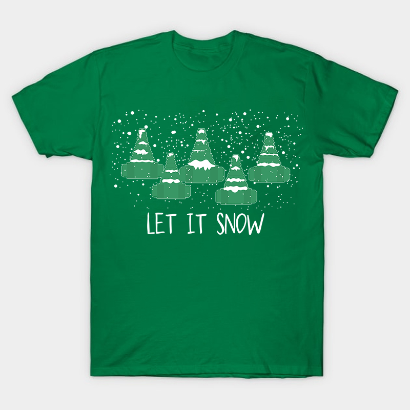 Let It Snow Nurse T-Shirt