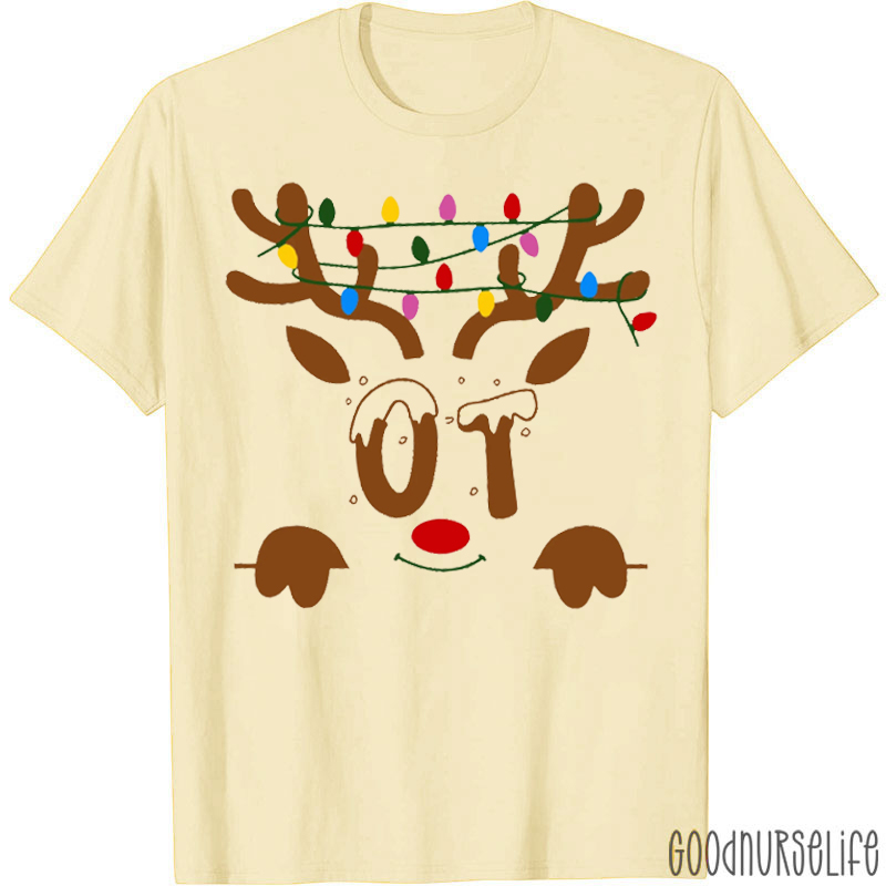 Christmas Occupational Therapy Reindeer T-Shirt