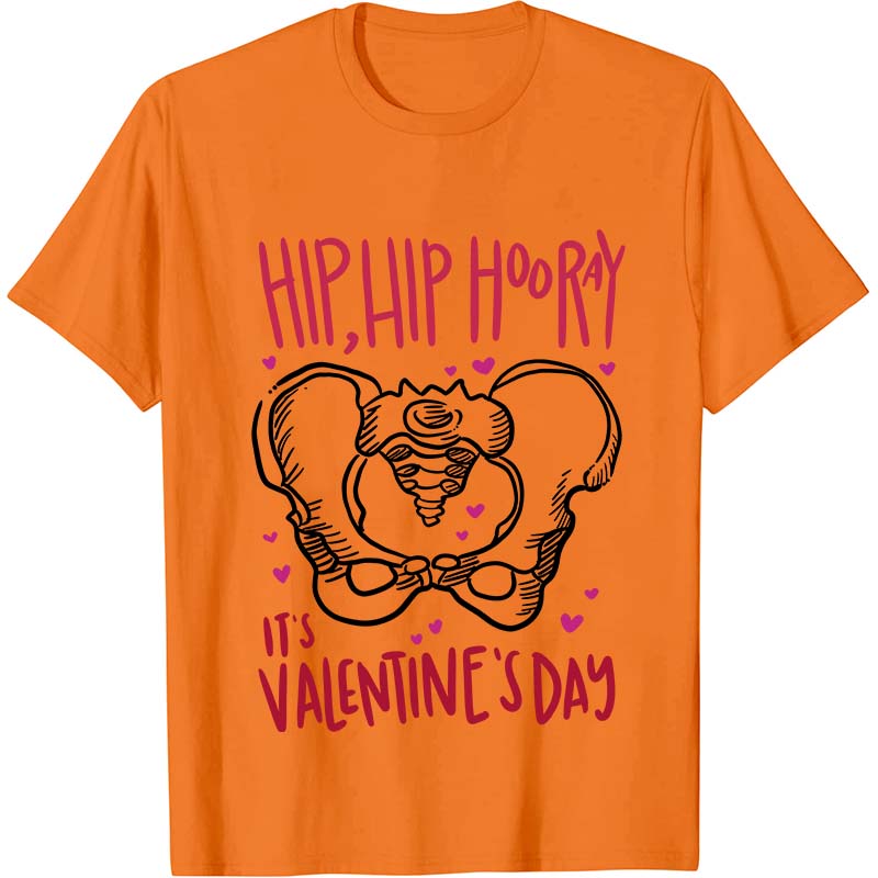 Hip Hip Hooray It's Valentine's Day Nurse T-Shirt