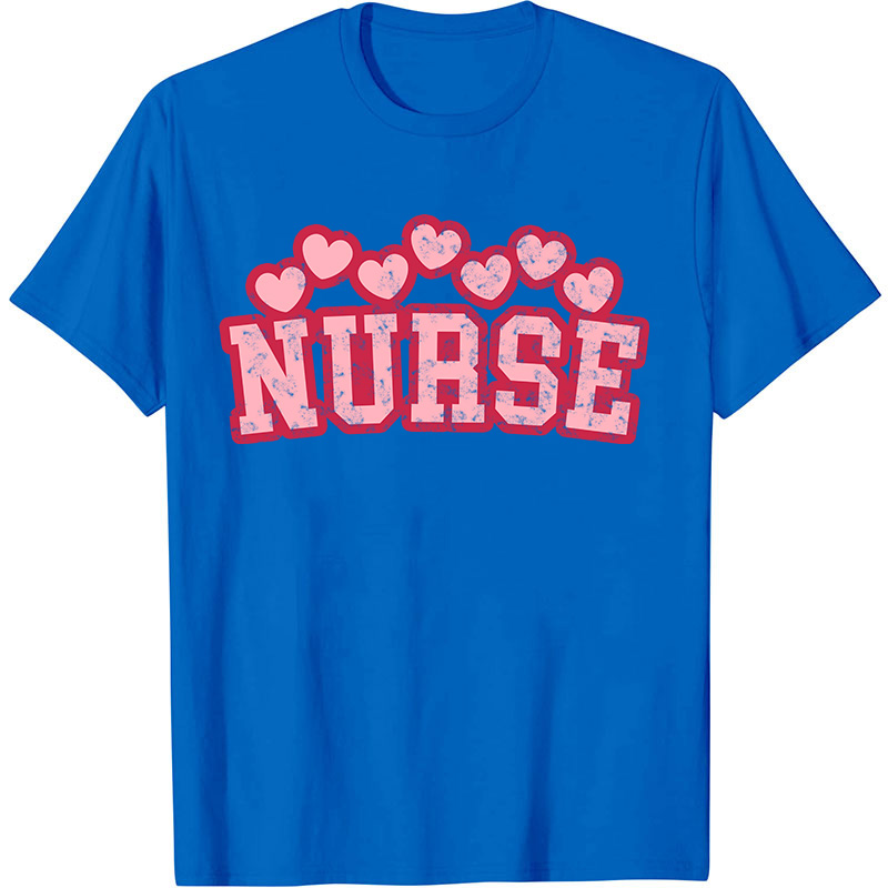 Pink Heart Nurse T-Shirt