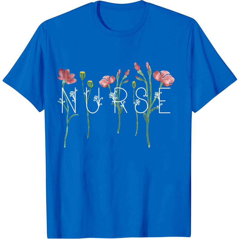 Wildflowers Nurse T-Shirt