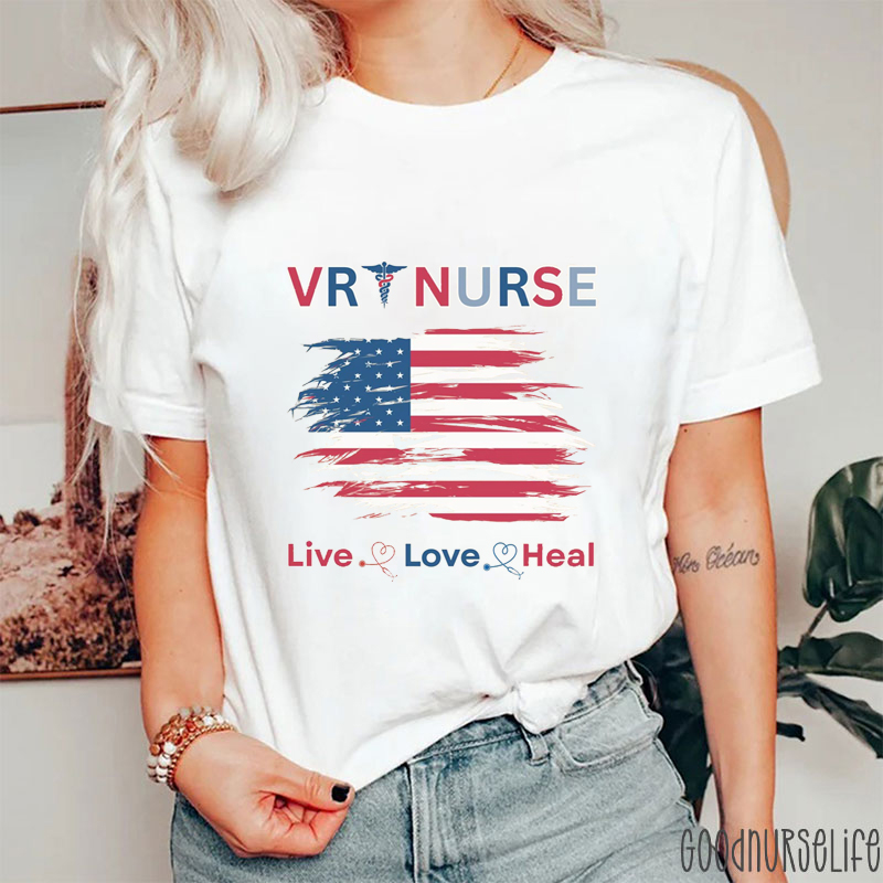 Personalized Live Love Heal Nurse