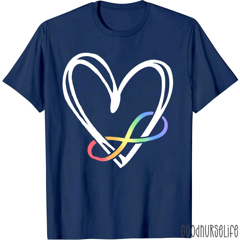 Autism Heart Nurse T-Shirt