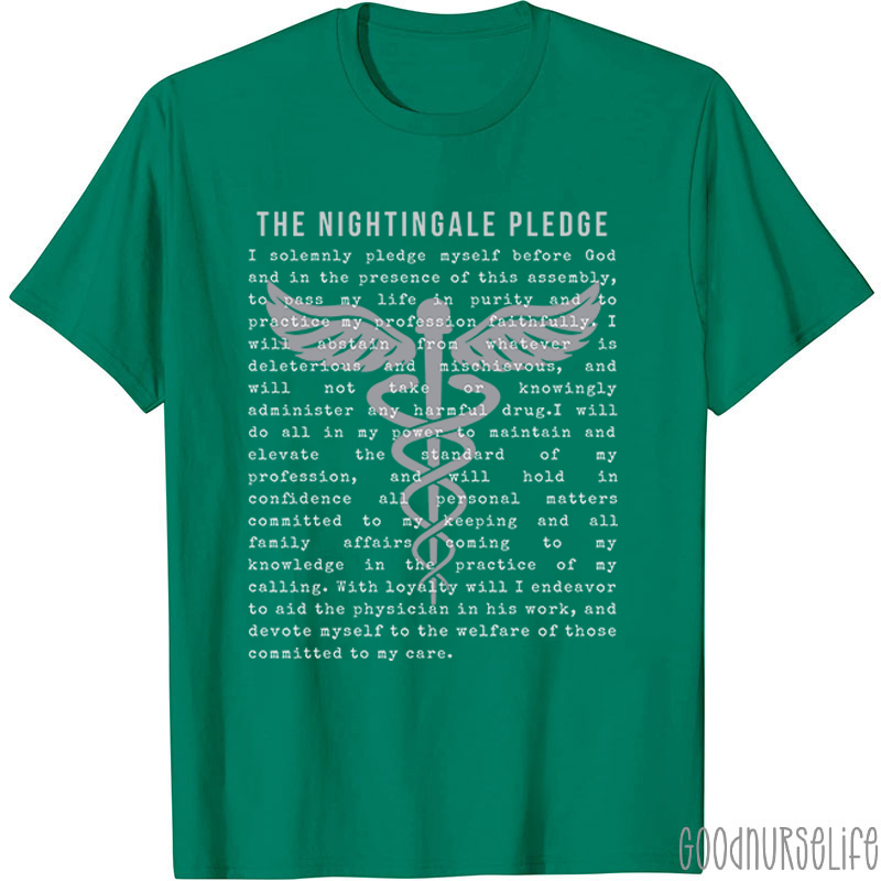 The Nightingale Pledge Nurse T-Shirt