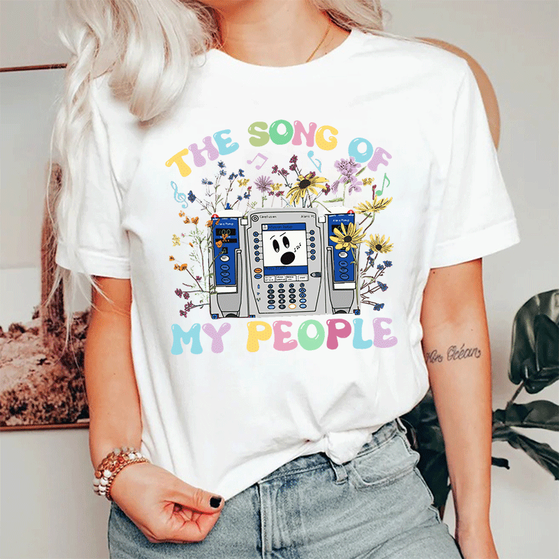 The Song Of My People Nurse T-shirt