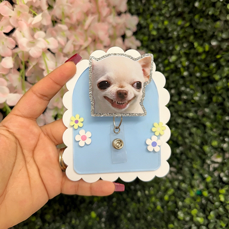 Dog Meme Nurse Badge Reel