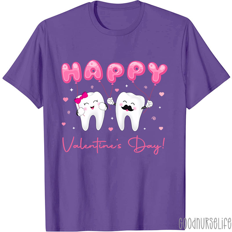 Happy Valentine's Day Dental Nurse T-Shirt