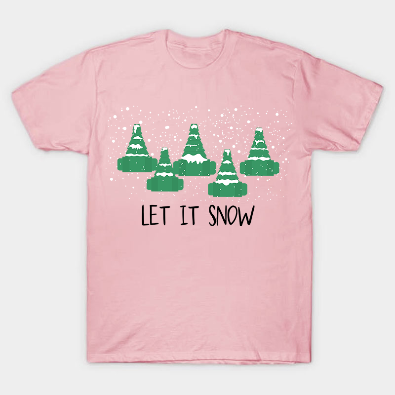 Let It Snow Nurse T-Shirt