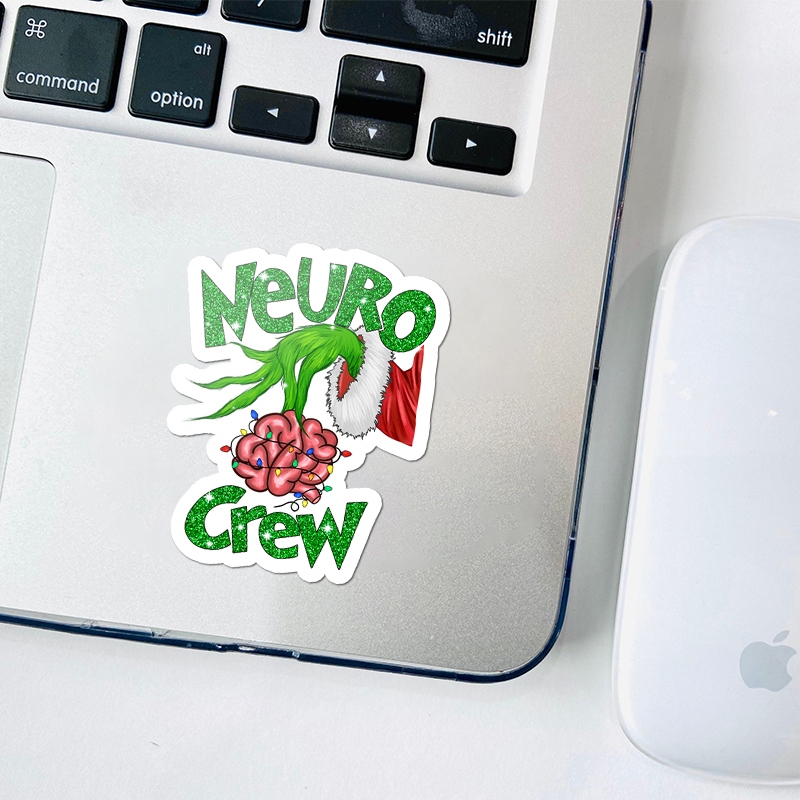 Christmas Neuro Crew  Stickers
