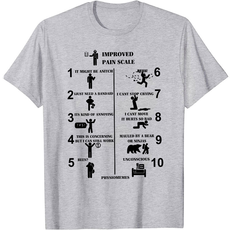 Improved Pain Scale Nurse T-Shirt