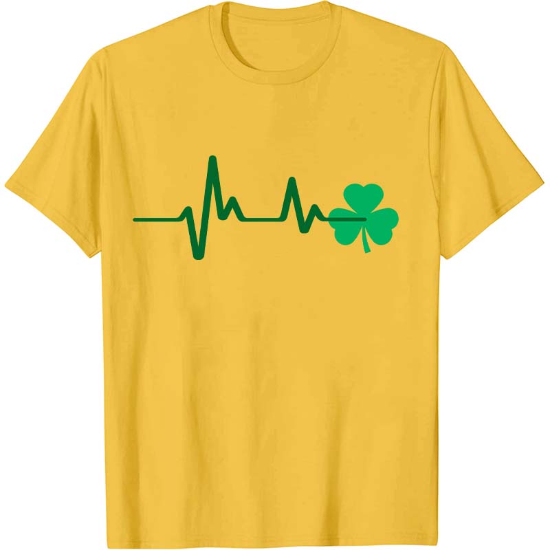 St. Patrick’s Day Lucky Heartrbeat Nurse T-Shirt