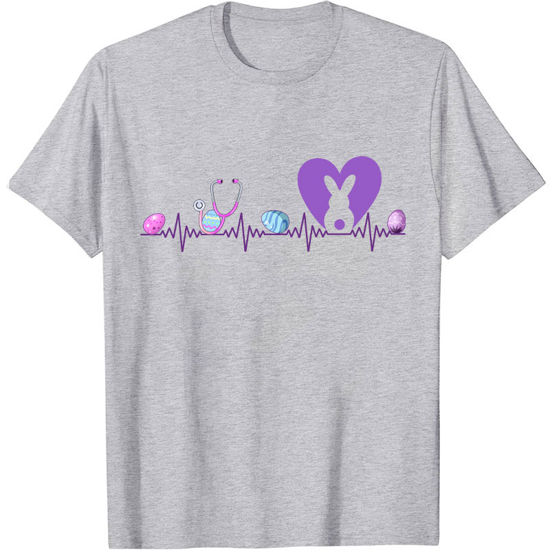 Easter Nurse Heartbeat Nurse T-Shirt