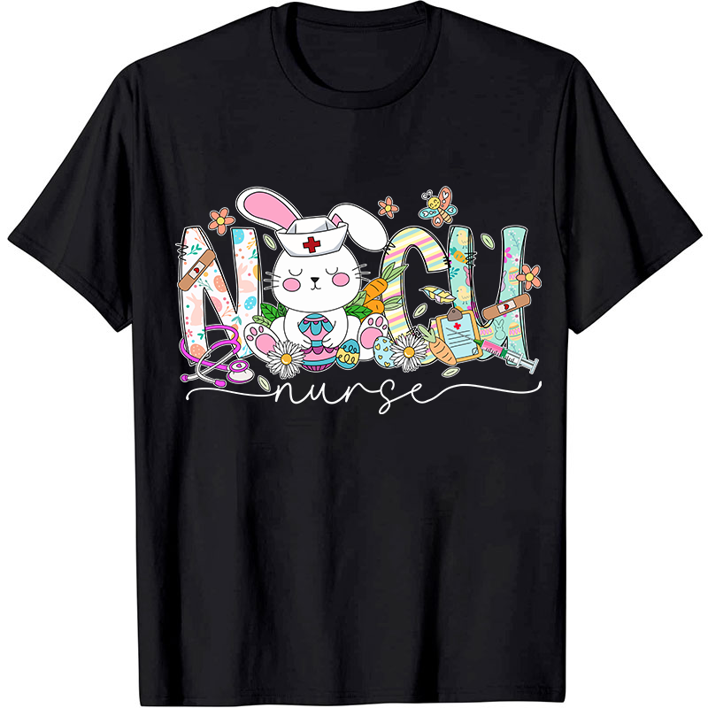 NICU Easter Bunny Nurse T-Shirt