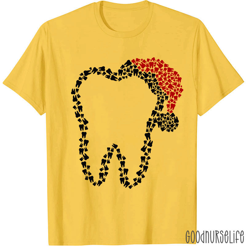 Small Teeth Make Up Big Tooth Christmas Nurse T-Shirt