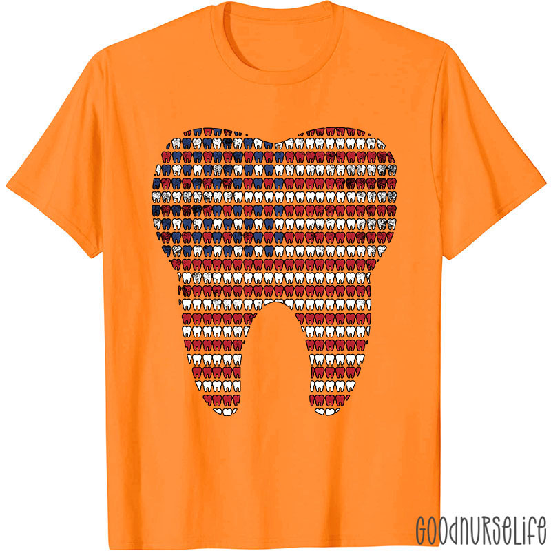4th Of July Dental Hygienist Patriotic Nurse T-shirt