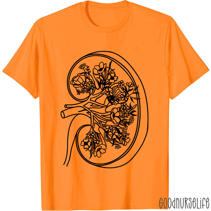 Florescent Kidney Nurse T-Shirt