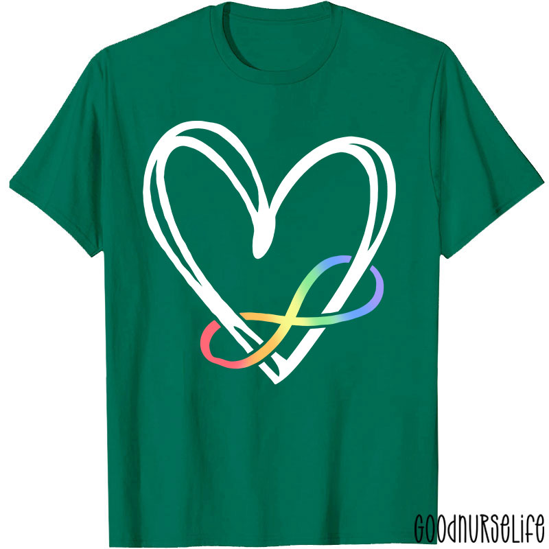Autism Heart Nurse T-Shirt