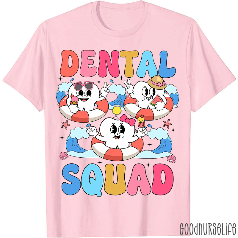 Happy Summer Dental Squad Dentist Summer T-Shirt
