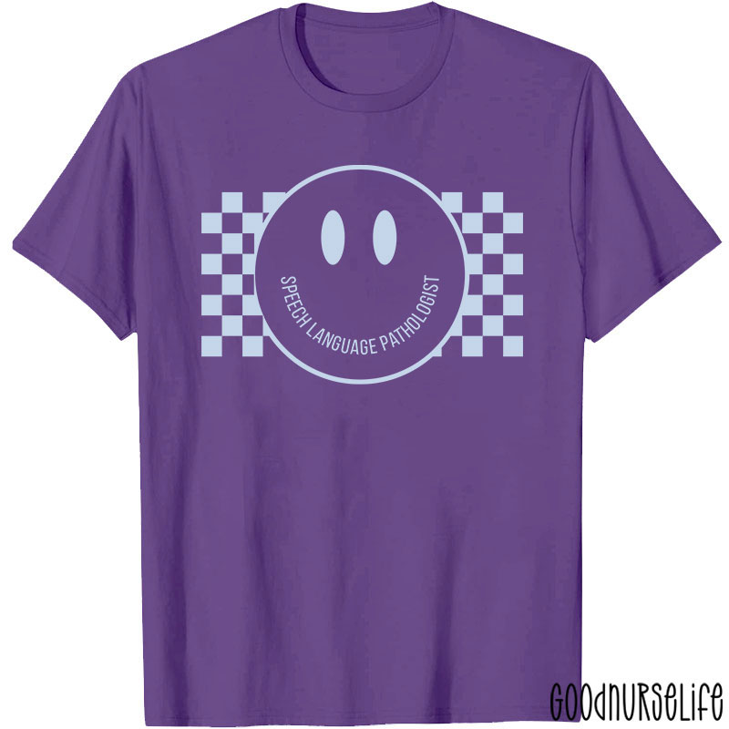 Speech Language Pathologist Smiley Face T-Shirt