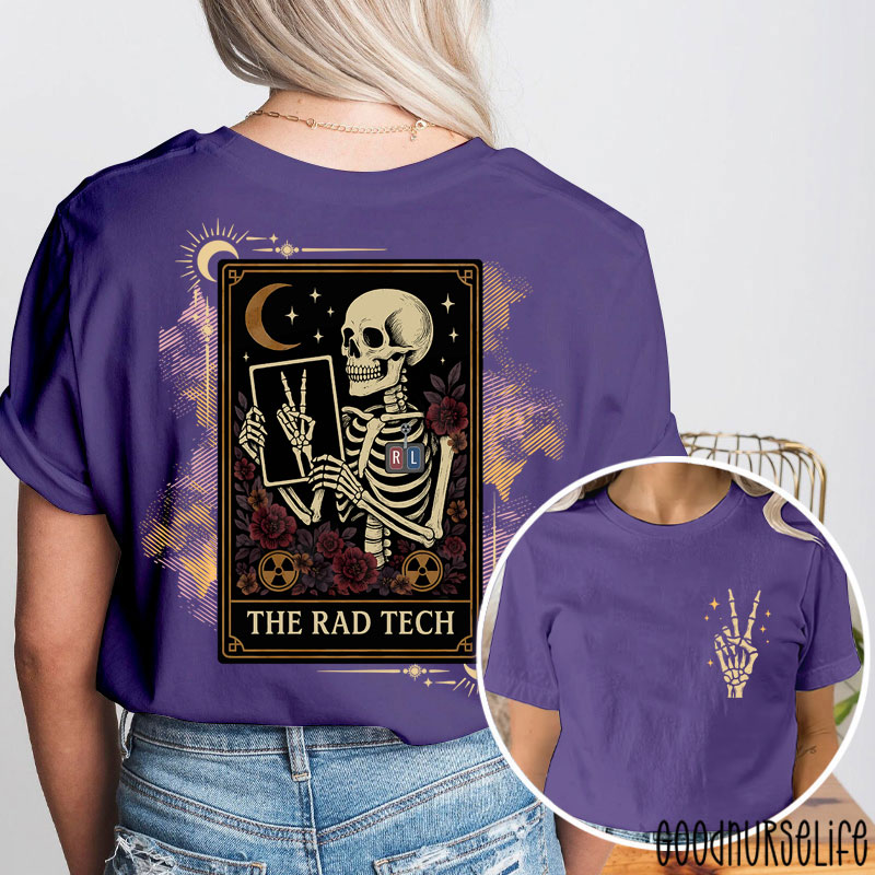 Halloween Radiology The Rad Tech Two Sided T-Shirt