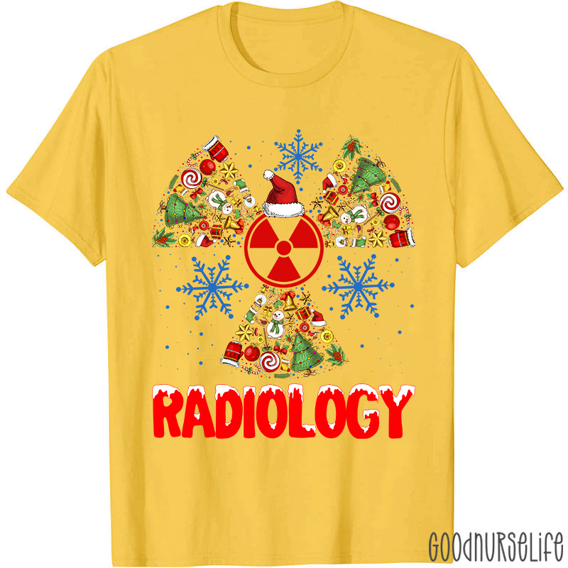Radiology Christmas Icons Radiology T-shirt