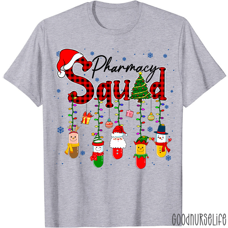 Christmas Pharmacy Squad Nurse T-shirt
