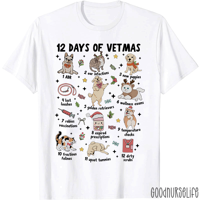 12 Days Of Vetmas T-Shirt