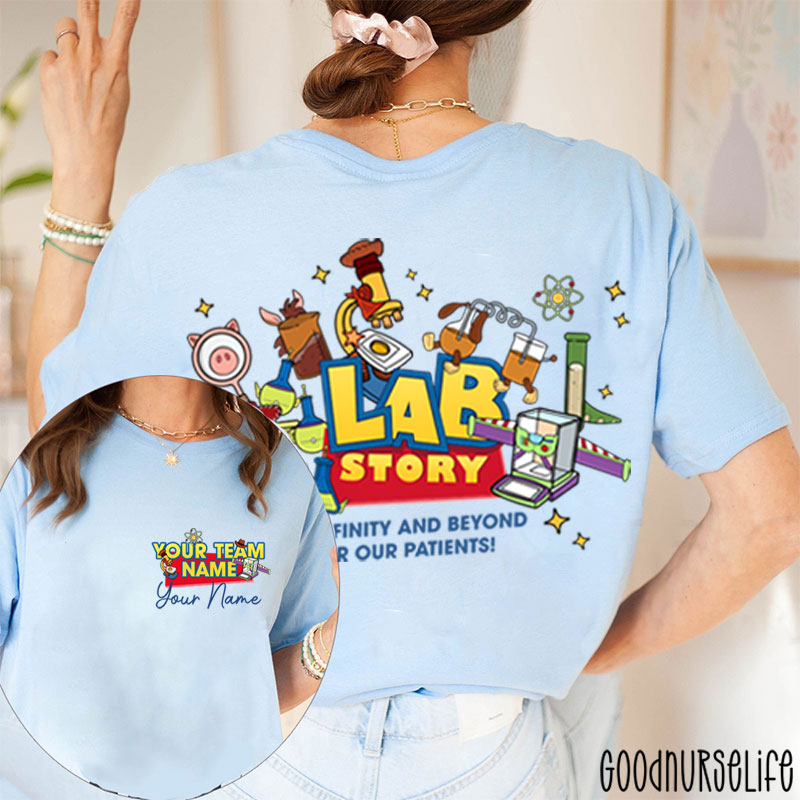 Personalized Laboratory Team Lab Week 2026 Two Sided T-Shirt