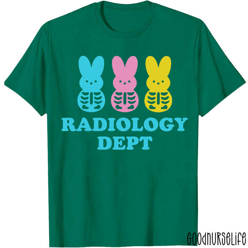 Radiology Dept Easter Bunny T-shirt