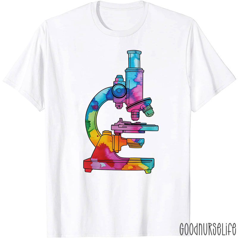 Tie Tye Style Microscope T-shirt