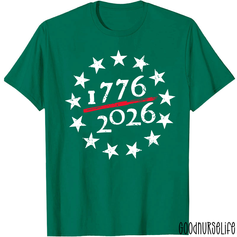 USA 250th Anniversary Nurse T-Shirt