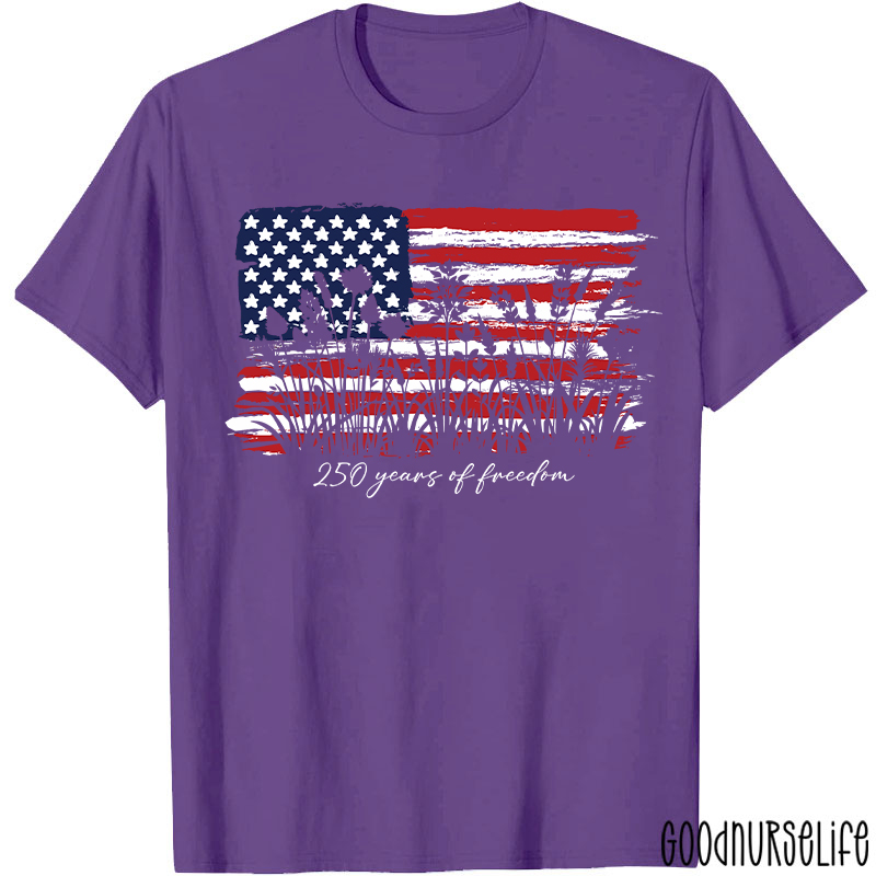 Land Of The Free Home Of The Brave Nurse T-Shirt