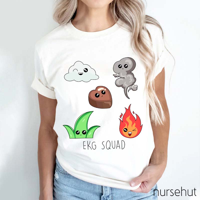 Ekg Squad Nurse T-Shirt