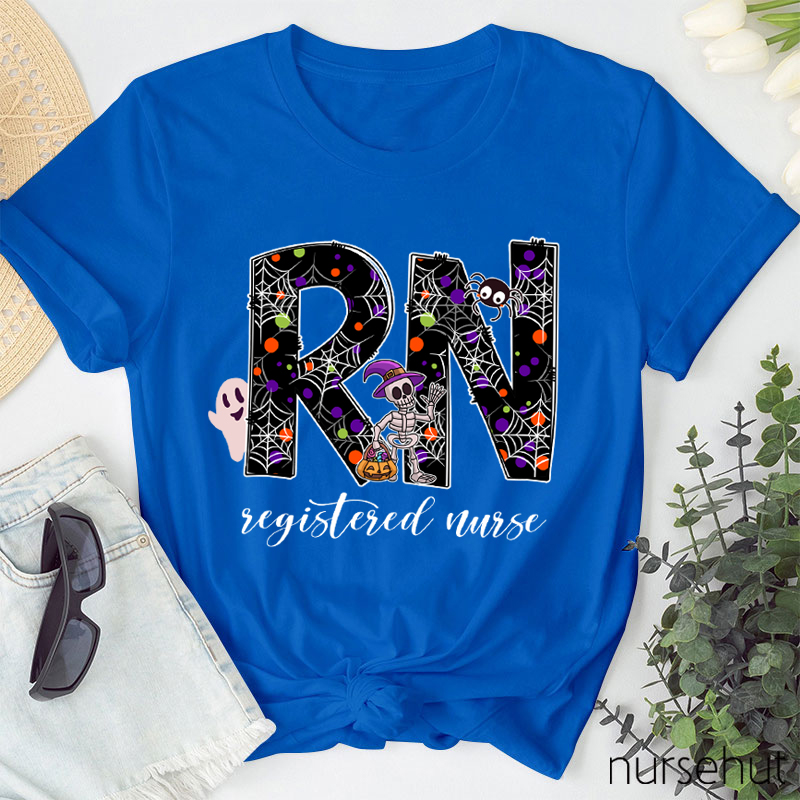 Personalized Halloween Crew Nurse T-Shirt