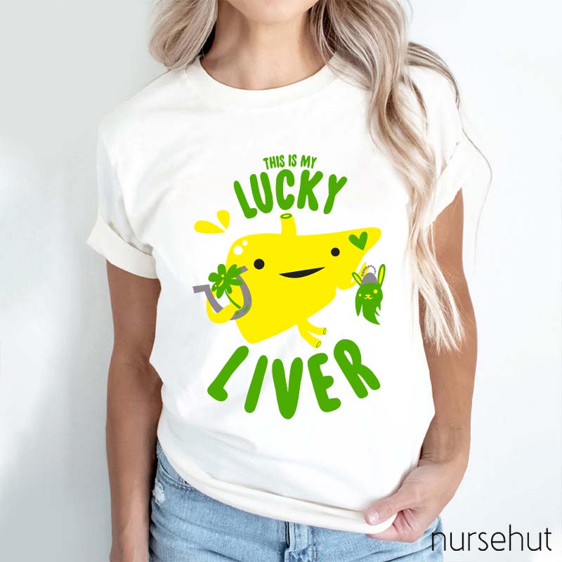 This Is My Lucky Liver Nurse T-Shirt