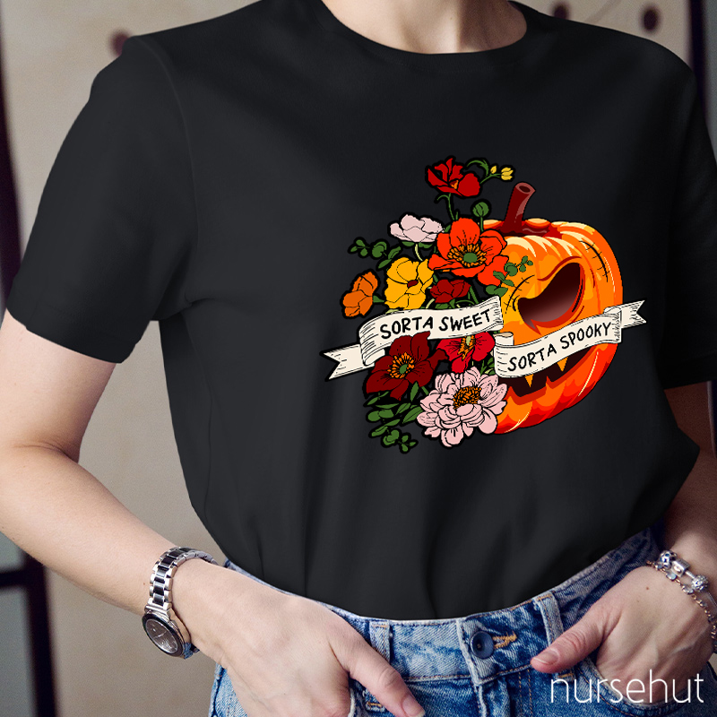 Sorta Sweet Sorta Spooky Nurse T-Shirt