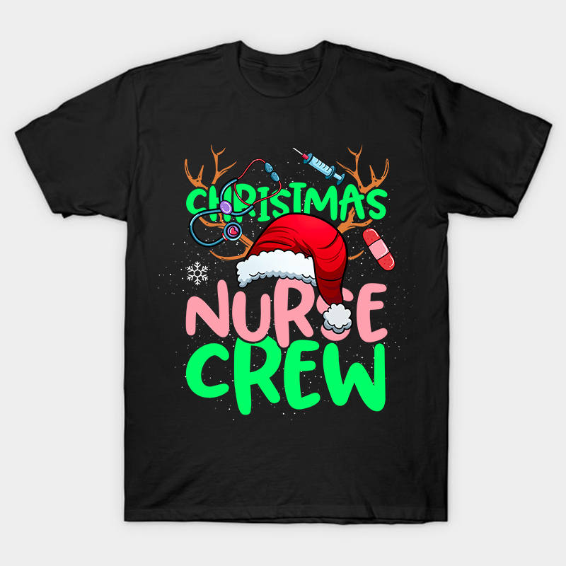 Christmas Nurse Crew Nurse T-Shirt