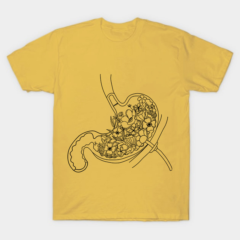 Floral G-Tube Nurse T-Shirt