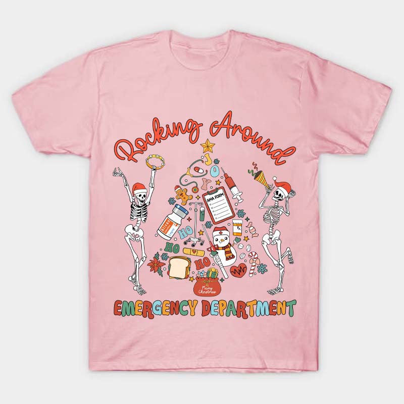 Personalized Rocking Around Nurse T-Shirt