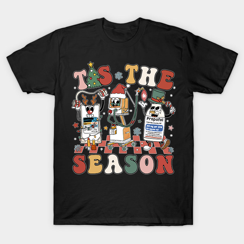 Tis The Season Christmas Nurse T-Shirt