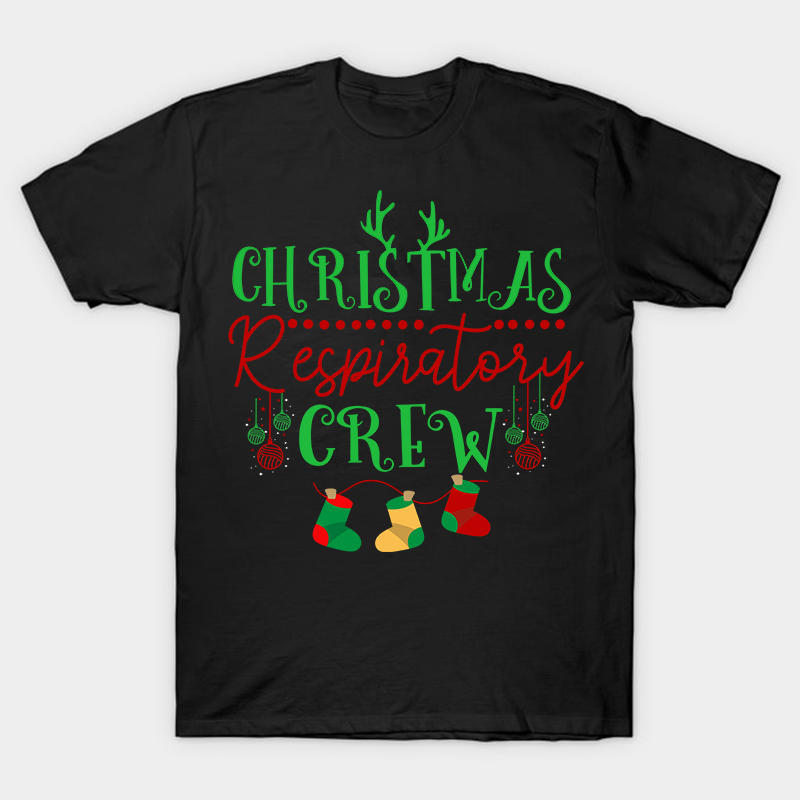 Christmas Respiratory Nurse T-Shirt