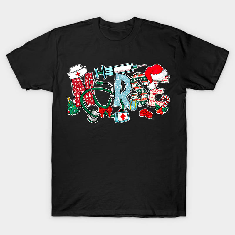 Christmas Crew Nurse T-Shirt