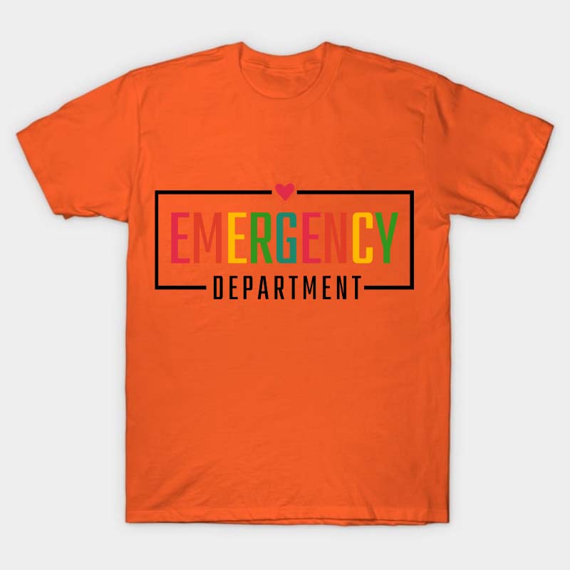Personalized Emergency Department Nurse T-Shirt