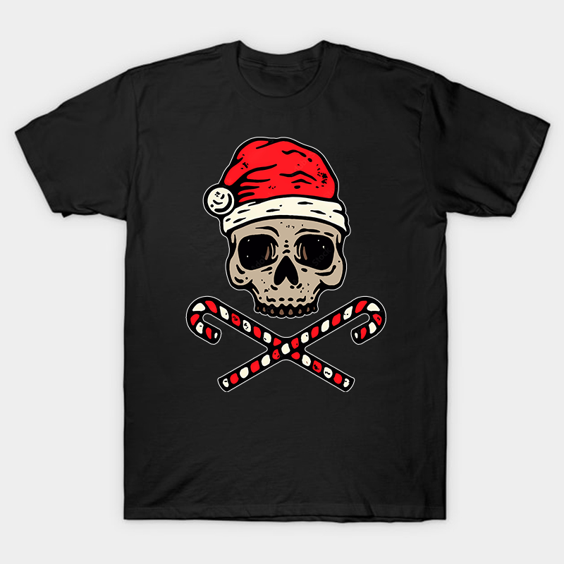 Christmas Skull Nurse T-Shirt
