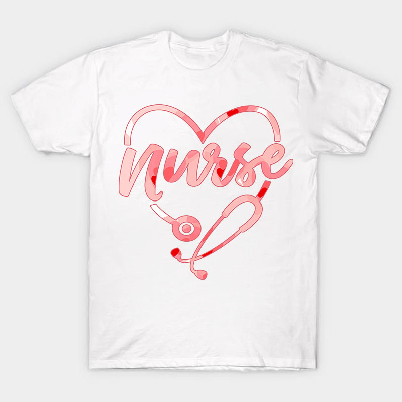 Pinky Heart Nurse T-Shirt