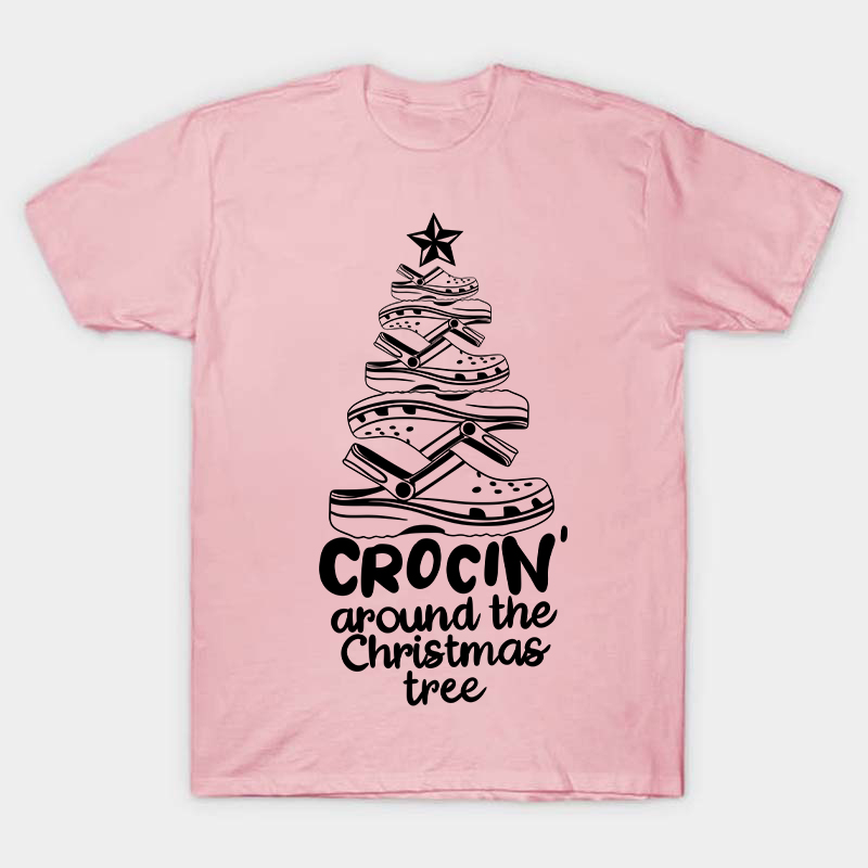 Crocin Around the Christmas Tree Nurse T-Shirt