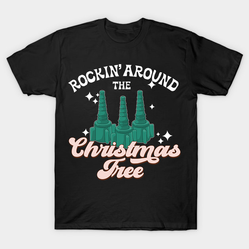 Rockin' Around The Christmas Tree Nurse T-Shirt